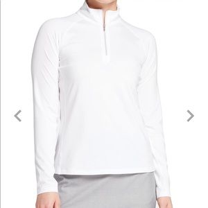 Lady Hagen Womens Solid UV 1/4 Golf Pullover